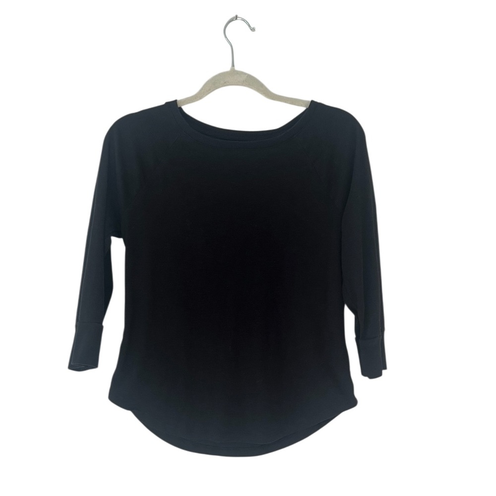 Mossimo Supply Co Black 3/4 Sleeve Top